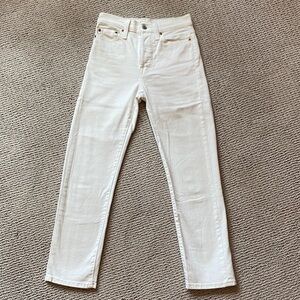 Levi's High-Rise Wedgie White Women's Jeans